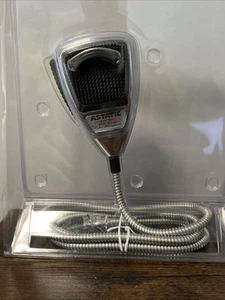 Micrófono dinámico cromado con cancelación de ruido Astatic 636L-C de 4 pines para radios CB - ¡NUEVO! - Imagen 1 de 6