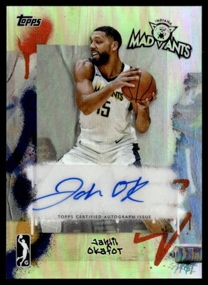 2024-25 Topps G-League refractor Jahlil Okafor automático #AU-JO Foto 1 de 2