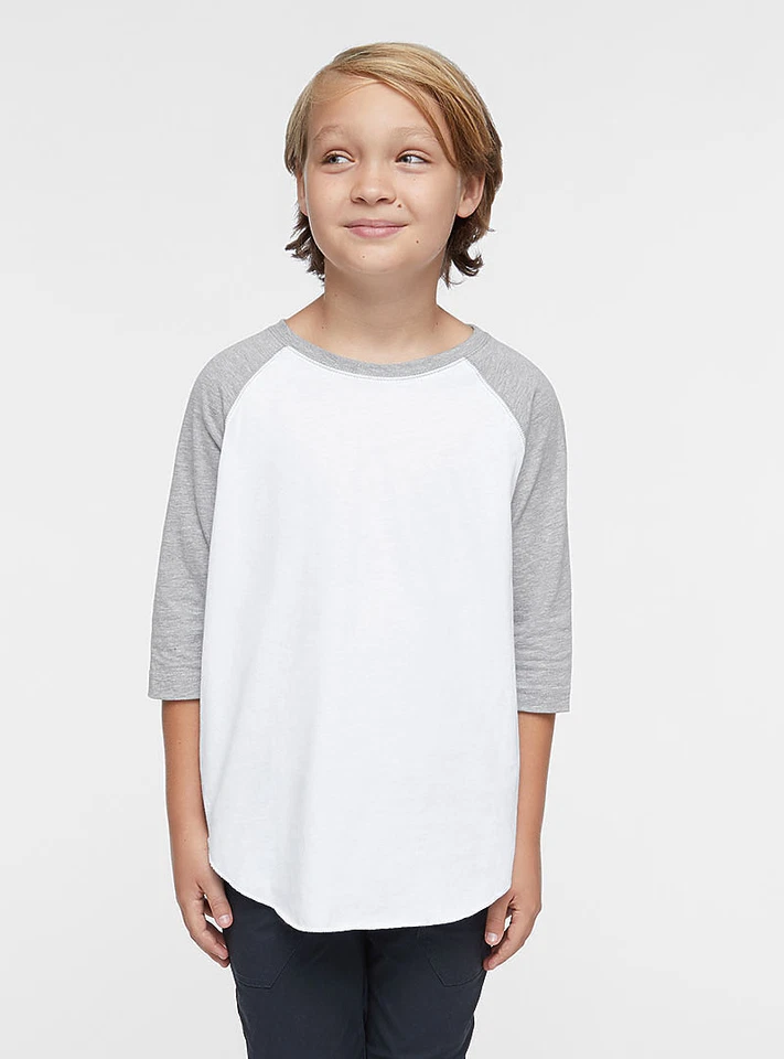 Camiseta deportiva fina de béisbol juvenil LAT Apparel 6130 con estilo Foto 1 de 1