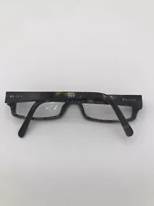 PRADA VPR19L 2AU-1O1 52-16-135 Brown Havana Eyeglasses Frames Italy - Picture 1 of 11
