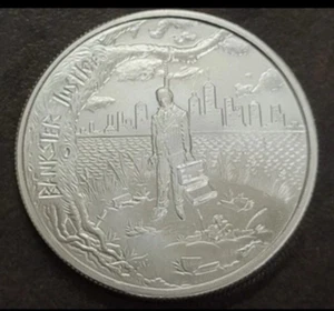 Lingotes de plata Bankster Justice Freedom from Tyranny 1 OZ .999 - Imagen 1 de 2