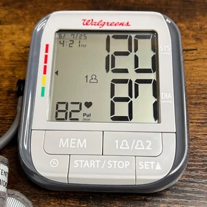 Walgreens Deluxe Armmanschette Blutdruckmessgerät mehrere Funktionen 2 Benutzer - Bild 1 von 10