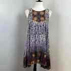 RAGA Sample Embroidered Dip Dyed Tank Dress Small