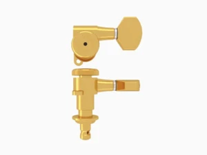Hipshot gold close gear Grip-Lock griplock Guitar Tuning Machines bass side - Imagen 1 de 1
