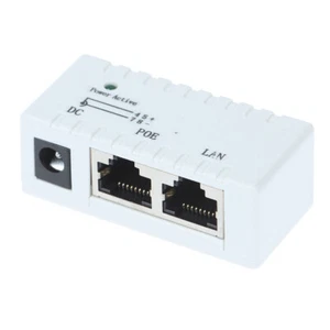 12V - 48V Passive POE injector for IP Camera VoIP Phone Netwrok AP deviceB^PP - Photo 1/8