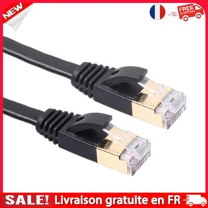 10 Gigabit Ultra Flat Cat-7 Ethernet Cables for Modem Router LAN Network - Afbeelding 1 van 10