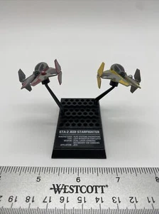 Star Wars Micro Machines/X-Wing Miniaturen Obi Wan & Anakin Eta-2 Sternenjäger - Bild 1 von 6