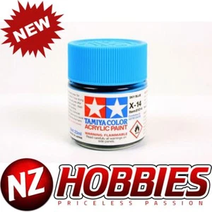 TAMIYA TAM81014 Acrylic X14 Gloss, Sky Blue - Picture 1 of 2