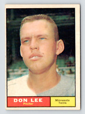 1961 Topps / #153 Don Lee / Twins, Arizona Univ. / Raw Vintage Card (a)