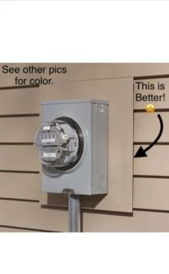 Vinyl Siding J-Block Meter Base 16-1/2”x15-1/2”x1-3/8" GG Ivy Green Chesapeake - Image 1 of 4