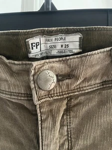 Free People Hose Corderuoy Größe 25 - Bild 1 von 4