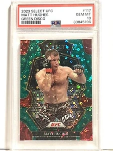 3/5 PSA 10 - 2023 Panini UFC Select Matt Hughes Green Disco Concourse - PSA 10 - Picture 1 of 1