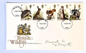 Great Britain 1977 British Wildlife First Day Cover Issue / Stamps - Picture 1 of 3