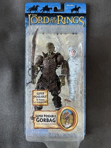 Lord of the Rings Super Poseable GORBAG Orc Webbed Frodo Action Figures Cover