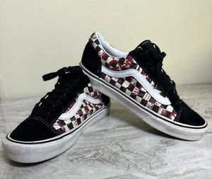 Mens Vans Checkered Vans Logo Low Top Sneaker Shoes 500417 Size 9 - Picture 1 of 16