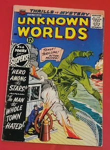 1963 UNBEKANNTE WELTEN #29 American Comics Group Steamboat Cover - Bild 1 von 2