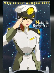 Natarle Badgiruel SEMILLA GUNDAM CARDDASS TCG BANDAI 2003 Japonés Raro No.31 Envío Grabado - Imagen 1 de 12