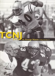 Programa de fútbol americano New Jersey Lions 2003 contra George Mason Patriots - Imagen 1 de 1