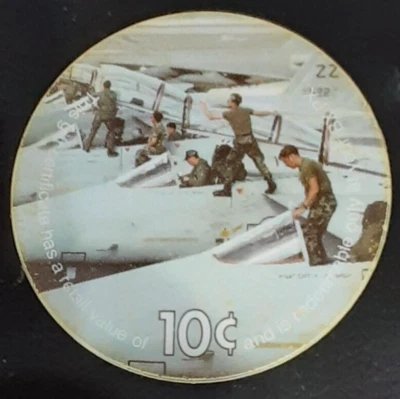 2nd  Print  2K10  10 cents AAFES  Pogs from 2003 printing Very Fine - Image 1 of 3