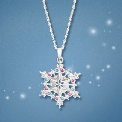 Collar Colgante Copo de Nieve Cristal Congelado 2 Chamilia Disney Foto 1 de 4