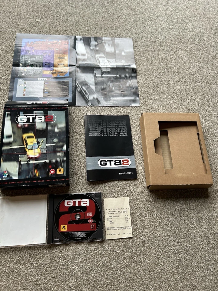 Grand Theft Auto 2 (GTA2) - PC CD - Big Box - Complete- original store receipt!  - Image 1 of 4