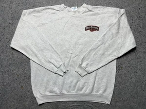 Red Baron Sweatshirt Mens Extra Large Gray Crewneck Hanes ComfortBlend Promo - Picture 1 of 12