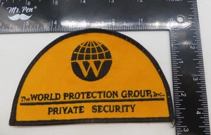 PATCH - THE WORLD PROTECTION GROUP - PRIVATE SECURITY #1121 - Picture 1 of 3