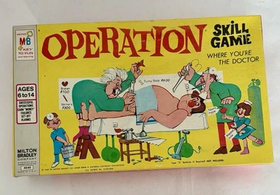 Milton Bradley Vintage Operation Skill Game Smoking Doctor Complete Tested READ - Image 1 of 4