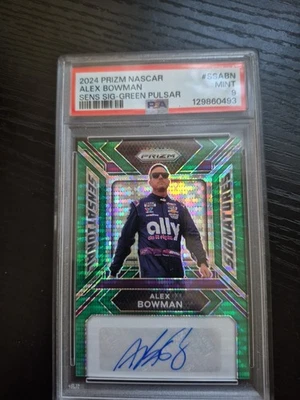 2024 Panini Prizm Racing Alex Bowman SENS SIG-GREEN PULSAR Foto 1 de 2