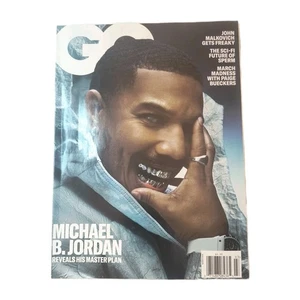 GQ Magazine March 2025 Michael B. Jordan NO SUB STICKER - Picture 1 of 6