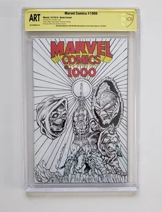 🎨 Marvel Comics #1000 (2019) — Variante en blanco — Boceto doble (delantero y trasero)  - Imagen 1 de 12