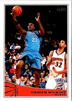 2009 Topps Damien Wilkins #215 Oklahoma City Thunder Basketball Card - Image 1 of 2