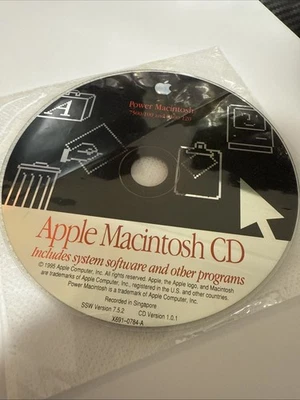 Apple - Mac OS 7.5.2 CD-ROM - Power Macintosh 7500 / 100 & 8500 / 100 Series - Image 1 of 2