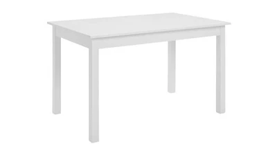 4 Seater Dining Table Only White Legs For Argos Home Raye Ex Display *No Chairs - Image 1 of 4