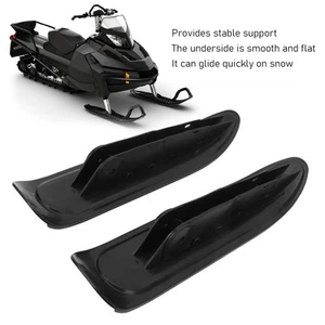 ・Pair Of Snowmobile Front Ski Sled Nylon Fast Sliding Tires-Skis Conversion Kit - Picture 1 of 12