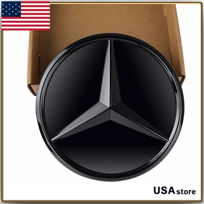 Front Emblem 2016-2019 For Mercedes-Benz E W213 Convex Star Mirror Glass Star . - Image 1 of 4