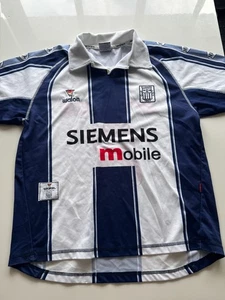 Vintage Alianza Lima Club Peru Walon Fußball Fußball Trikot Large #8 KID CAPITAN - Bild 1 von 8