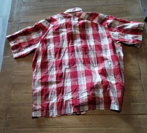 Air Jordan Hemd Herren 2XLT Kurzarm Knopfleiste Karo Karomuster Freizeit - Bild 1 von 13