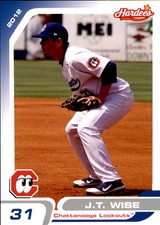 2012 Chattanooga Lookouts Grandstand #31 J.T. Wise Apopka Florida Baseball Card