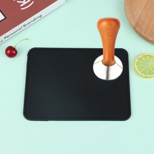 Food Grade Silicone Rubber Espresso Mat 8X6 Inch(21cm X 15cm)Coffee Tamper Ma F~