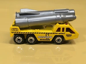 MATCHBOX  ~  ROCKET LAUNCHER    TRANSPORT  VEHICLE    ~  YELLOW - Picture 1 of 11