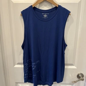 Disney Cruise Line Women’s Tank Size XL Royal Blue w/ship Graphic - Picture 1 of 8