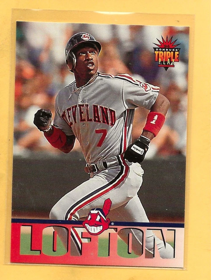 KENNY LOFTON - 1994 Donruss Triple Play - #115 - Indians - Comb. Shipping - Image 1 of 1