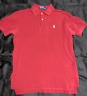Mens Small Polo Ralph Lauren Shirt   Red White Pony .Cotton