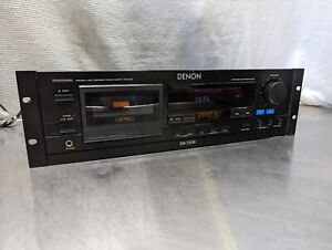 Denon DN-720R Stereo Cassette Tape Deck, Powers on, Needs work