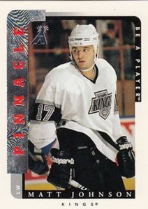 #215 Matt Johnson - Los Angeles Kings - 1996-97 Pinnacle Be a Player Hockey