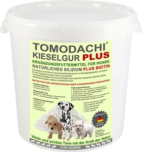 Barfergänzung Hund Kieselerde mit Biotin Natur pur Silizium Mineralien 2L Eimer - Bild 1 von 7