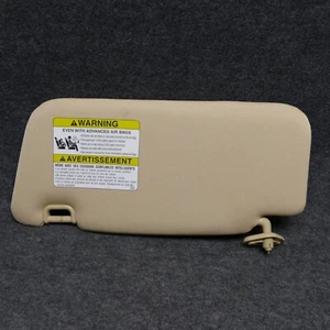 2006-2008 Subaru Forester RH Passengers Cloth Sun Visor w/Mirror Beige OEM 73731 - Picture 1 of 10