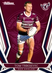 2023 MANLY SEA EAGLES NRL Card TOM TRBOJEVIC Traders - Picture 1 of 3
