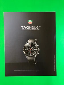 TAGHEUER CARRERA WATCH ORIGINAL PRINTED AD ADVERTISEMENT PRINT AD JEFF GORDON - Picture 1 of 1